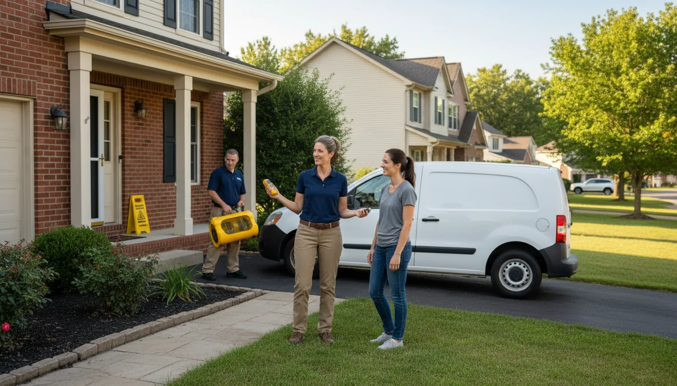 Water restoration image for Emergency Water Damage Restoration in Homer, IN